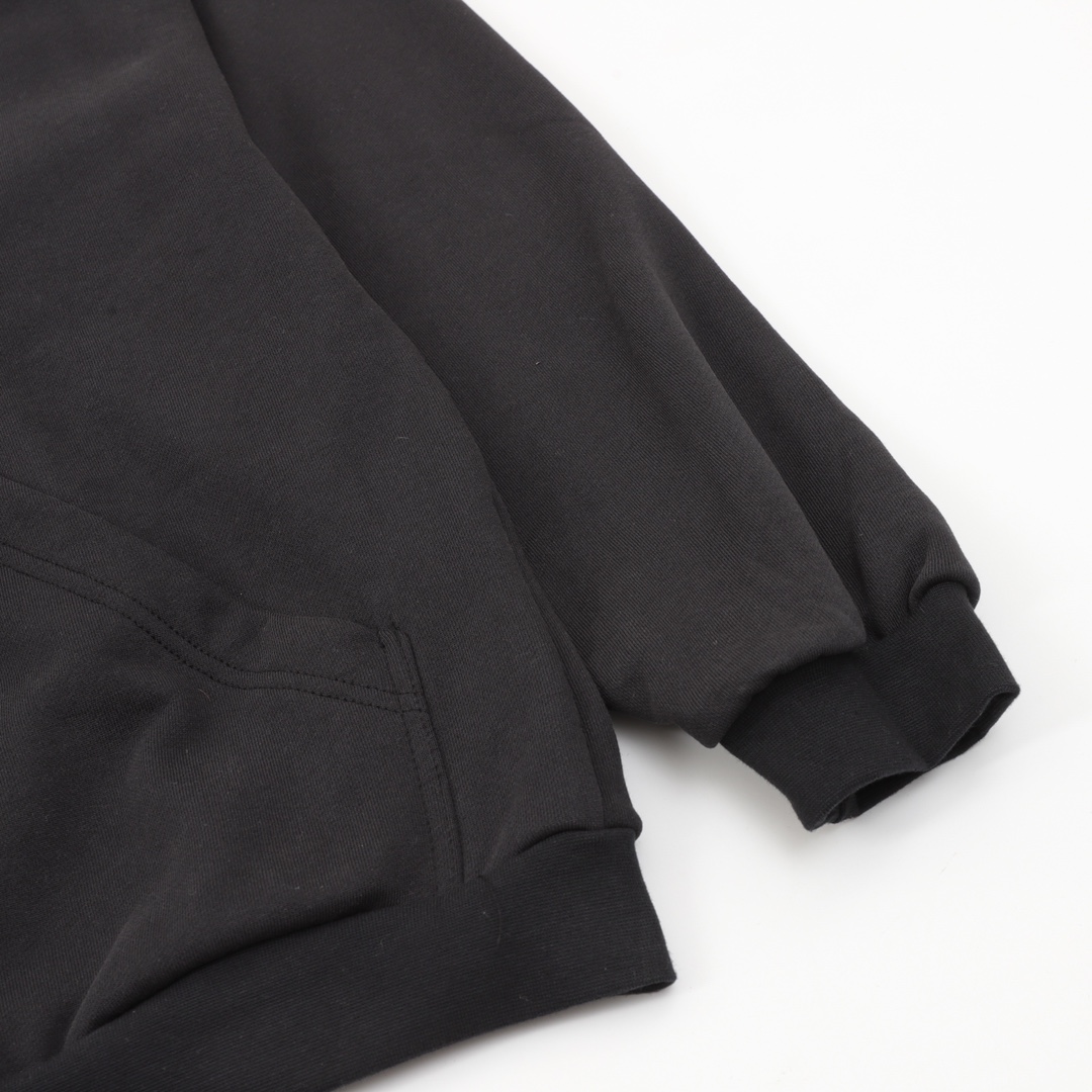 Balenciaga/巴黎世家 假两件披肩连帽拉链外套