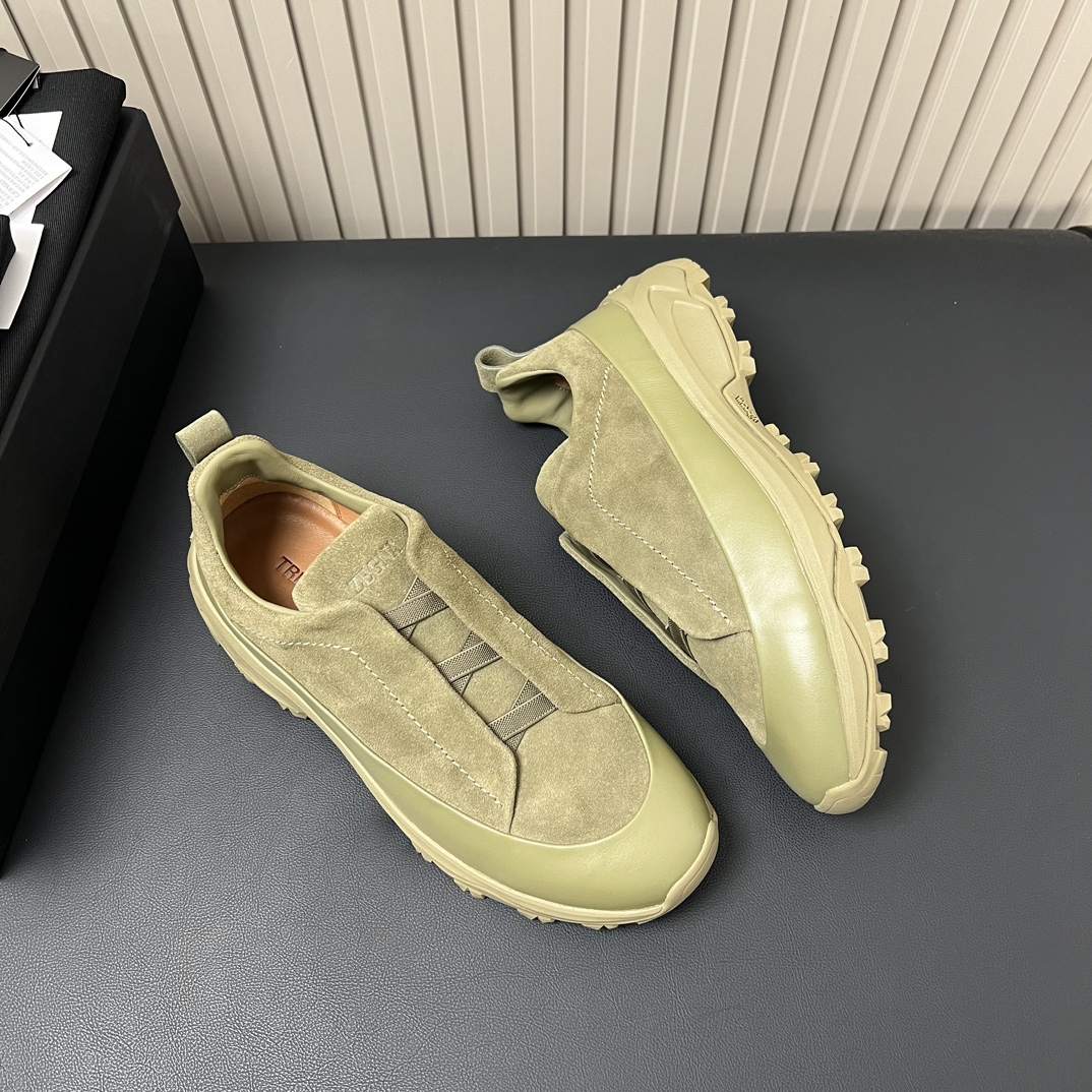 Zegna Haute Couture Classic Luxury Leather Shoe Loafer Shoes Ref 4