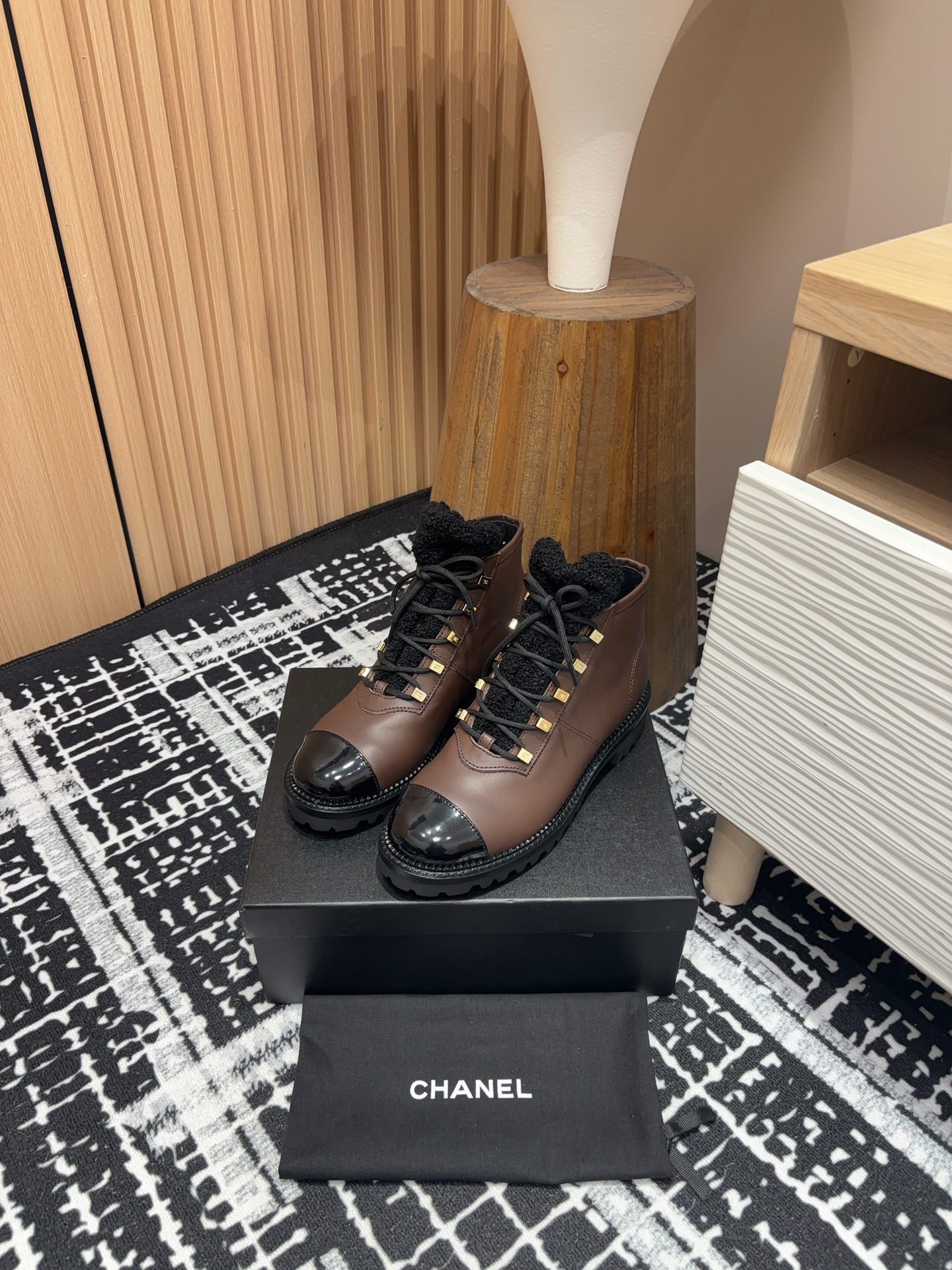 Chanel Haute Couture Classic Luxury Leather Shoe Loafer Shoes Ref 3