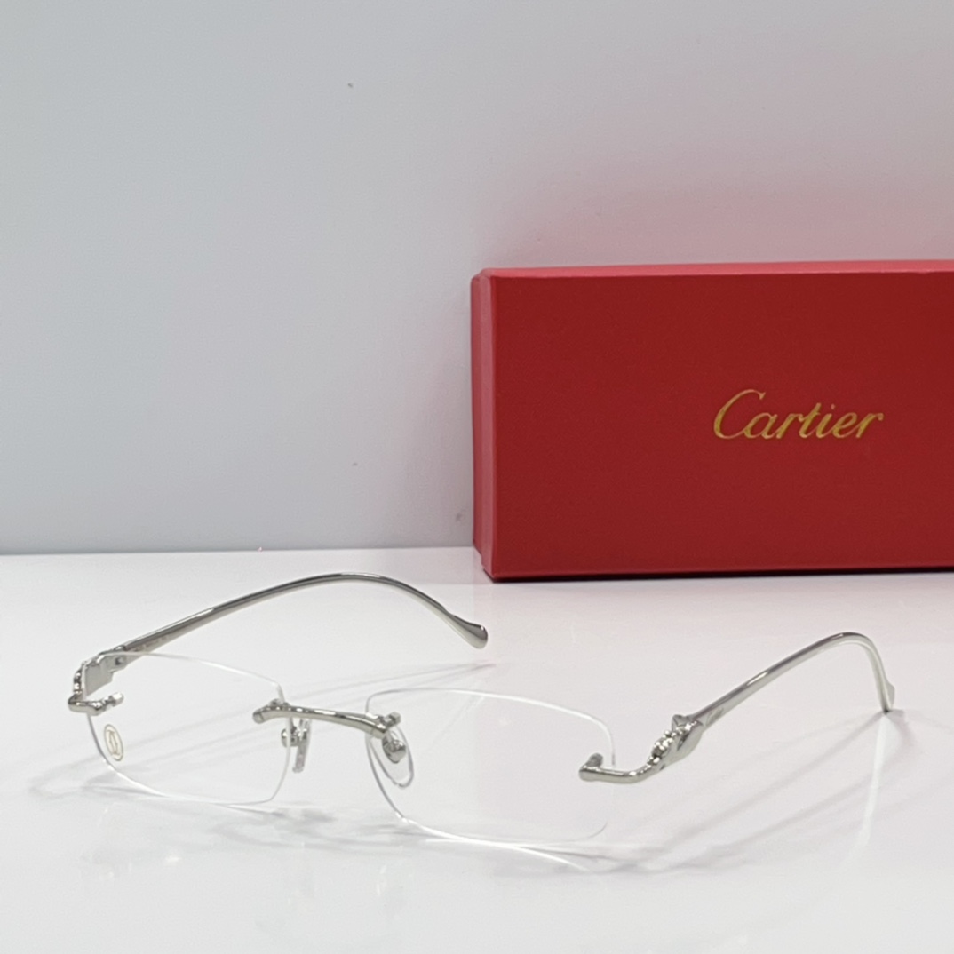 Cartier Frameless Metal Glasses