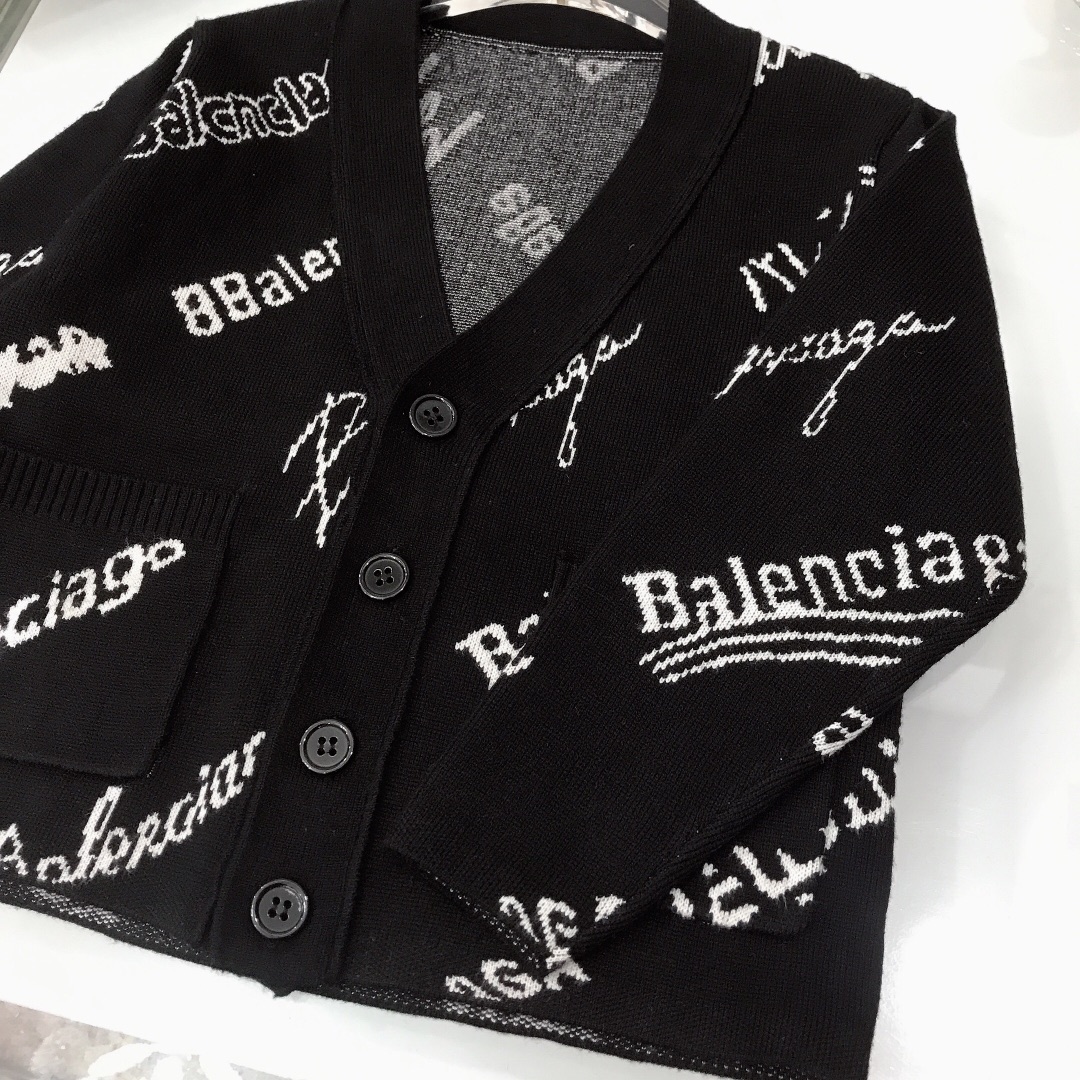 Paris Barenciag High-Bulb Line Coat: Black, Sizes 100-165 cm, High-Quality Fashion Technology - 图片 6