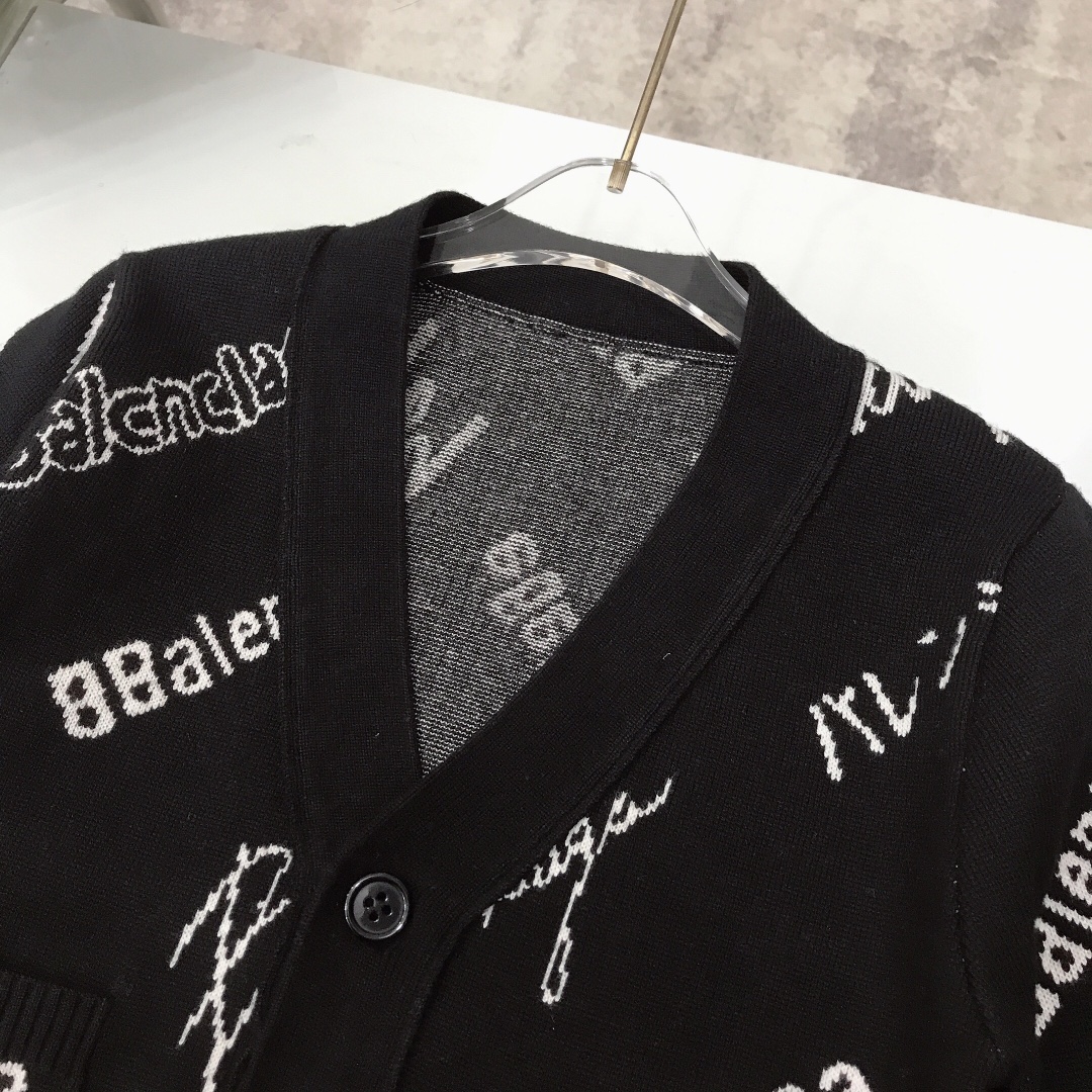 Paris Barenciag High-Bulb Line Coat: Black, Sizes 100-165 cm, High-Quality Fashion Technology - 图片 4