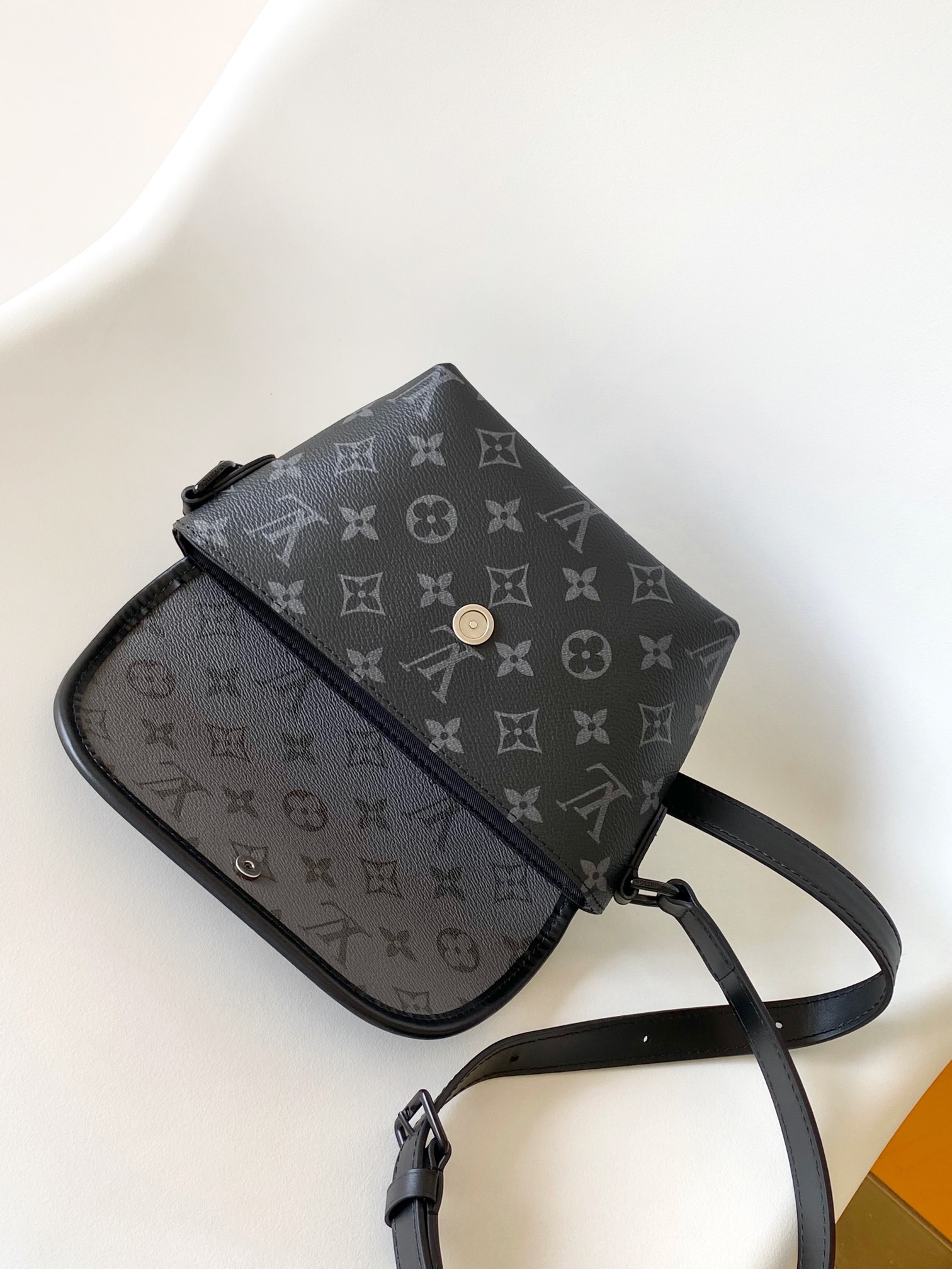 Louis Vuitton Pulse Mini Bag Monogram Eclipse Coated Canvas Small Size 8 i1730268457 2979 6