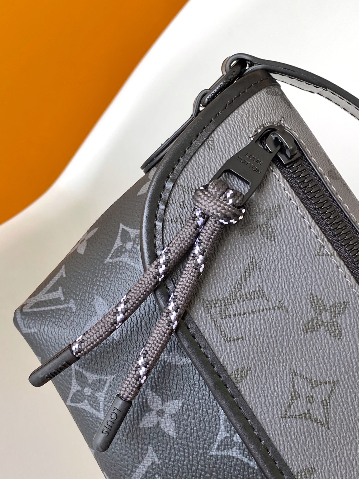 Louis Vuitton Pulse Mini Bag Monogram Eclipse Coated Canvas Small Size 6 i1730268457 956 4