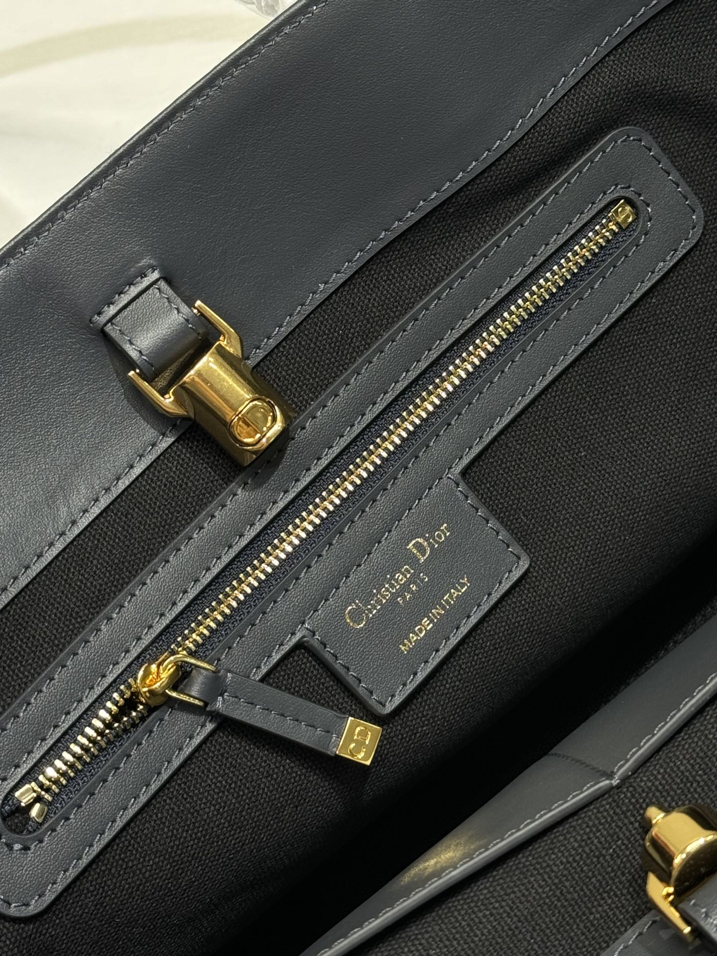 Dior💯Toujours 大号手袋〔蓝D布 9