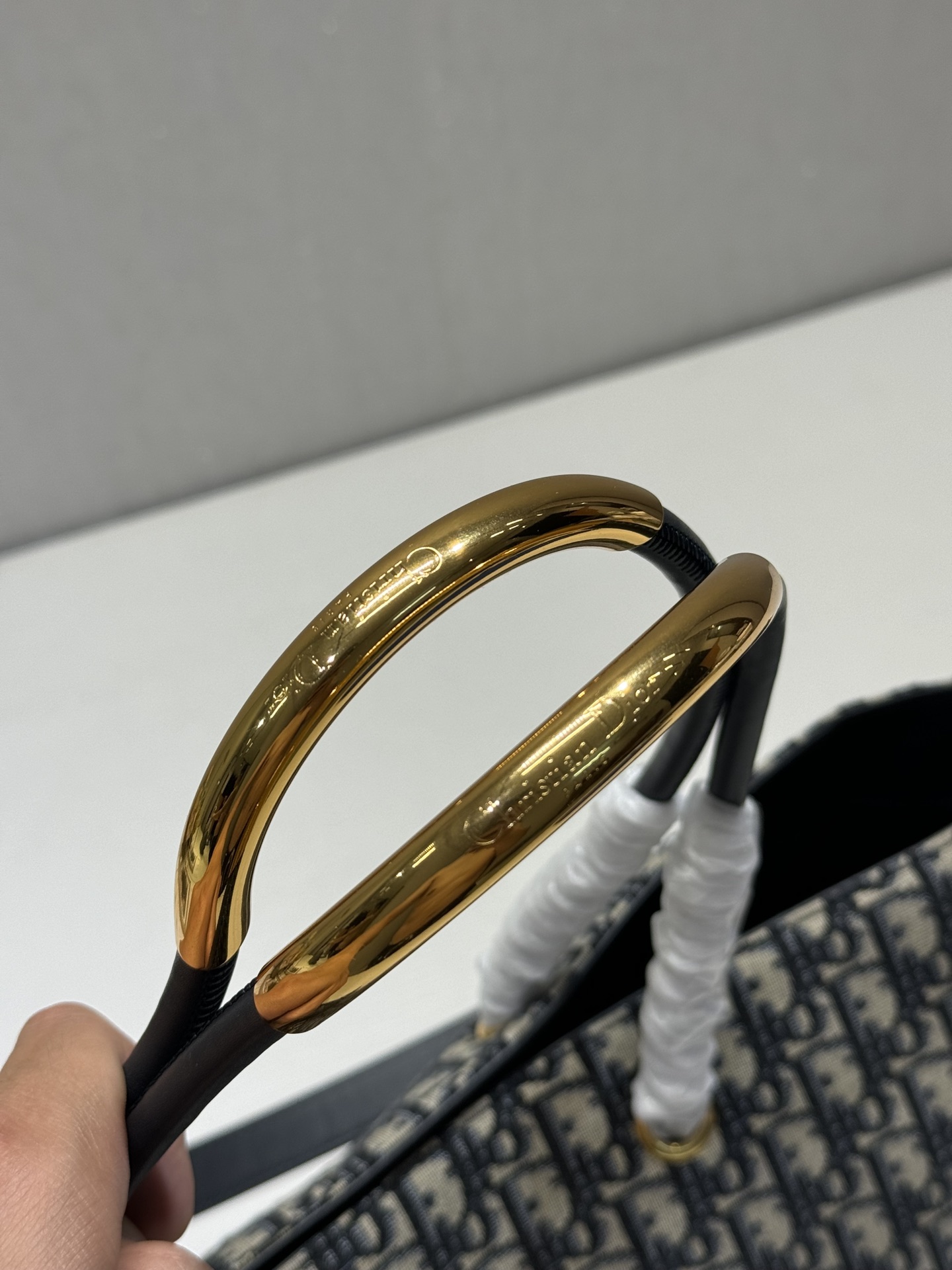 Dior💯Toujours 大号手袋〔蓝D布 4
