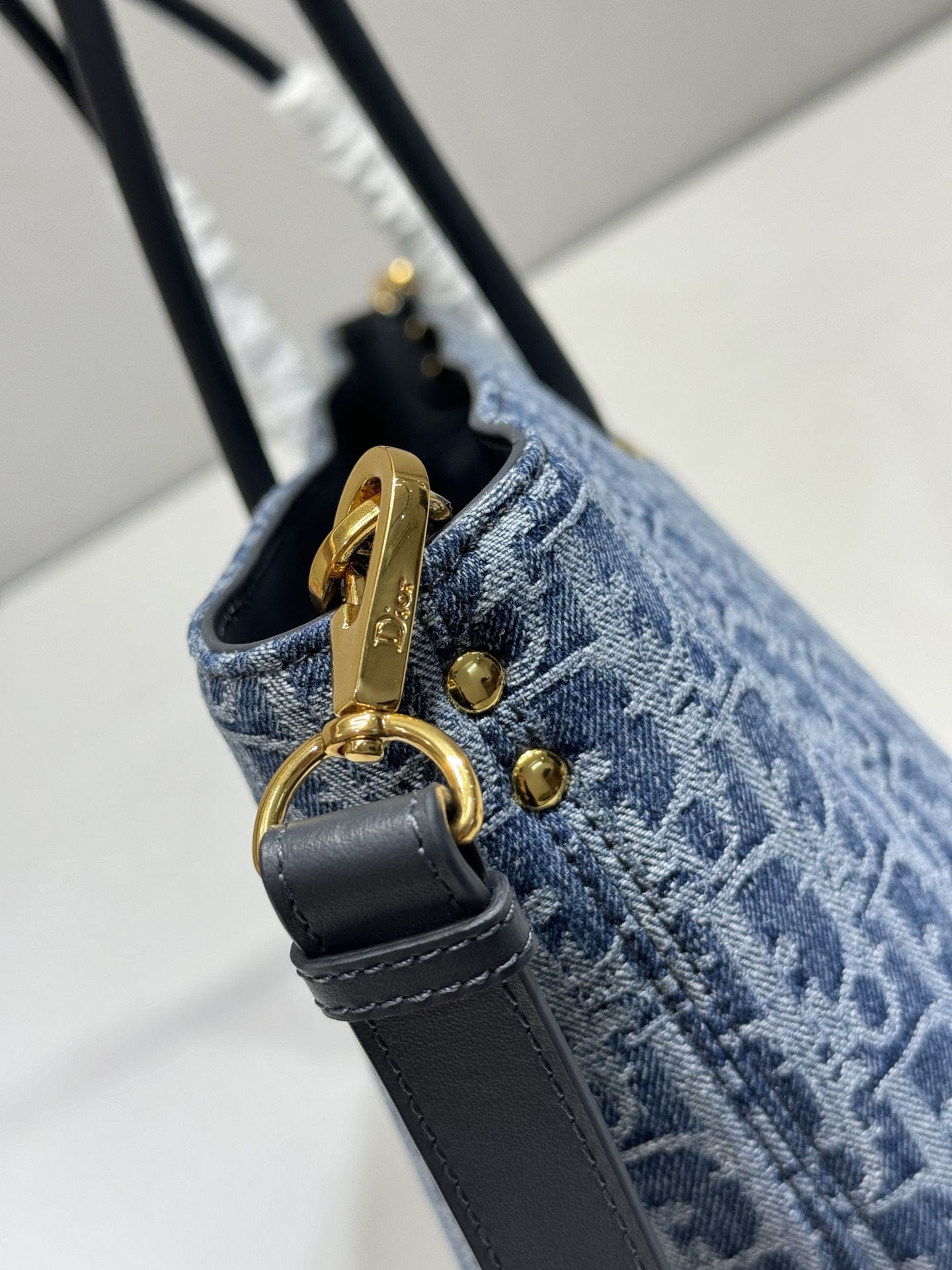 Dior💯Toujours 大号手袋〔D布牛仔 6