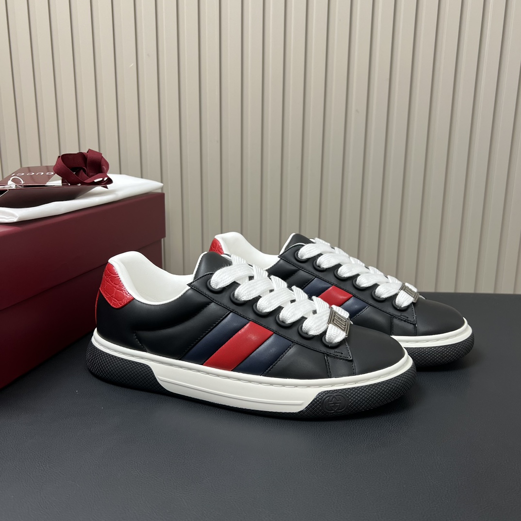 Gucci Haute Couture Classic Luxury Leather Shoe Loafer Shoes Ref 2