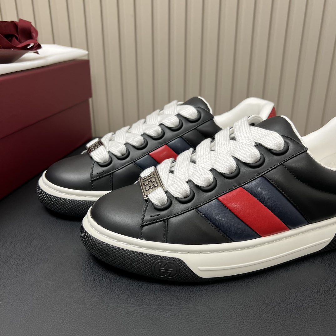 Gucci Haute Couture Classic Luxury Leather Shoe Loafer Shoes Ref 5