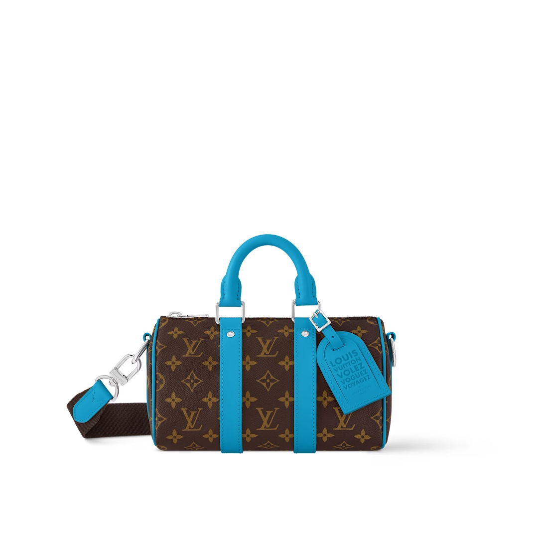 Louis Vuitton LV Keepall Tassen handtassen Praktische en veelzijdige replica -ontwerper
 Blauw Lichtblauw Geel m12733