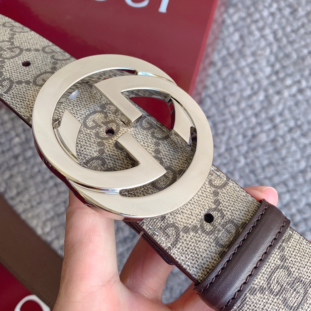 双G专柜货 正版开模 原版面料 宽4.0cm 顶级做工 原单品质 高端商务休闲款 简约百搭