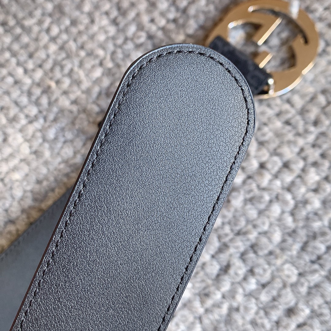 双G专柜货 正版开模 原版面料 宽4.0cm 顶级做工 原单品质 高端商务休闲款 简约百搭