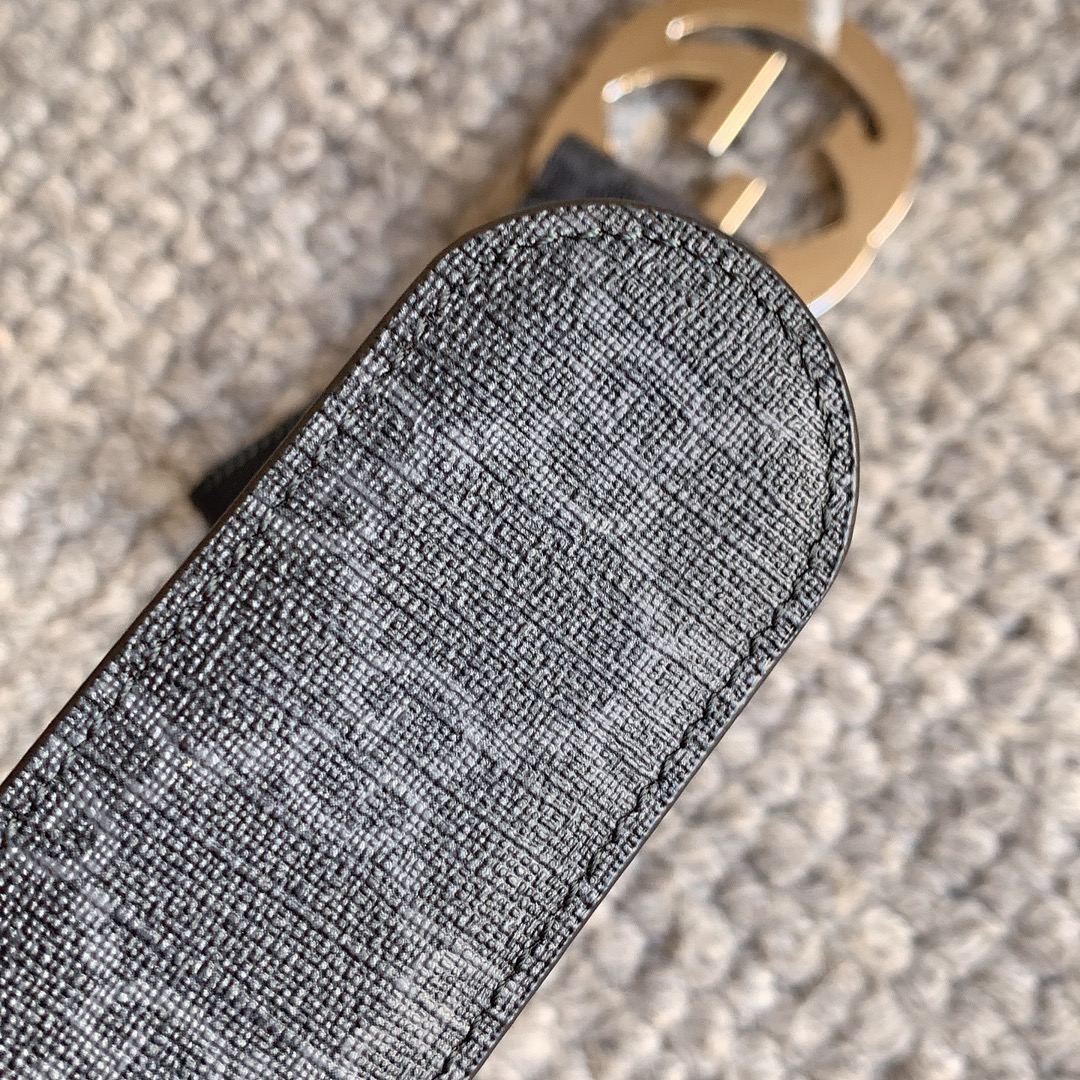 双G专柜货 正版开模 原版面料 宽4.0cm 顶级做工 原单品质 高端商务休闲款 简约百搭