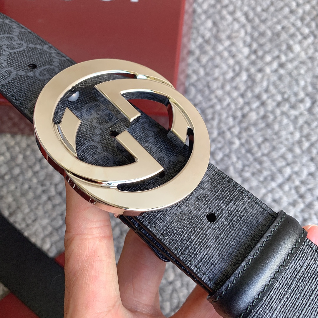 双G专柜货 正版开模 原版面料 宽4.0cm 顶级做工 原单品质 高端商务休闲款 简约百搭