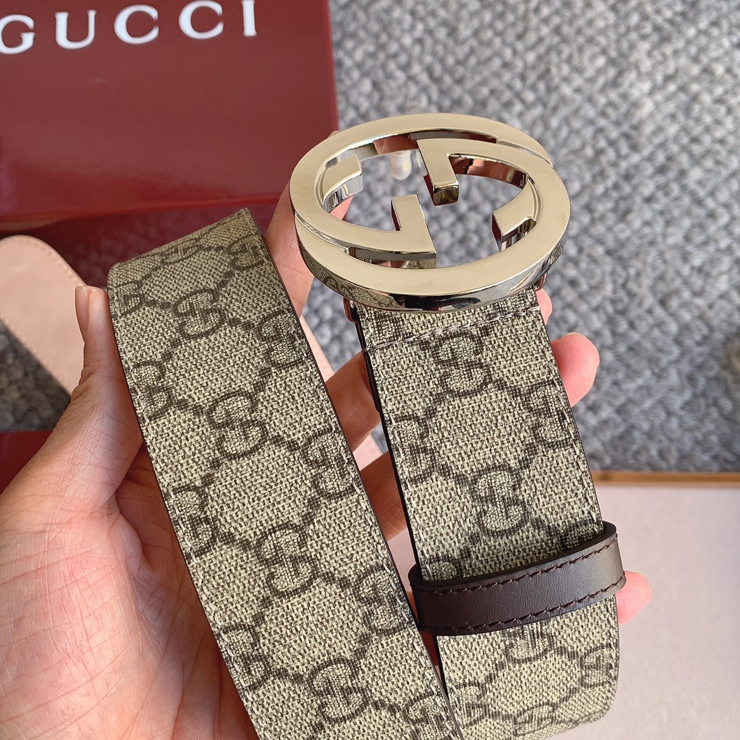 双G专柜货 正版开模 原版面料 宽4.0cm 顶级做工 原单品质 高端商务休闲款 简约百搭