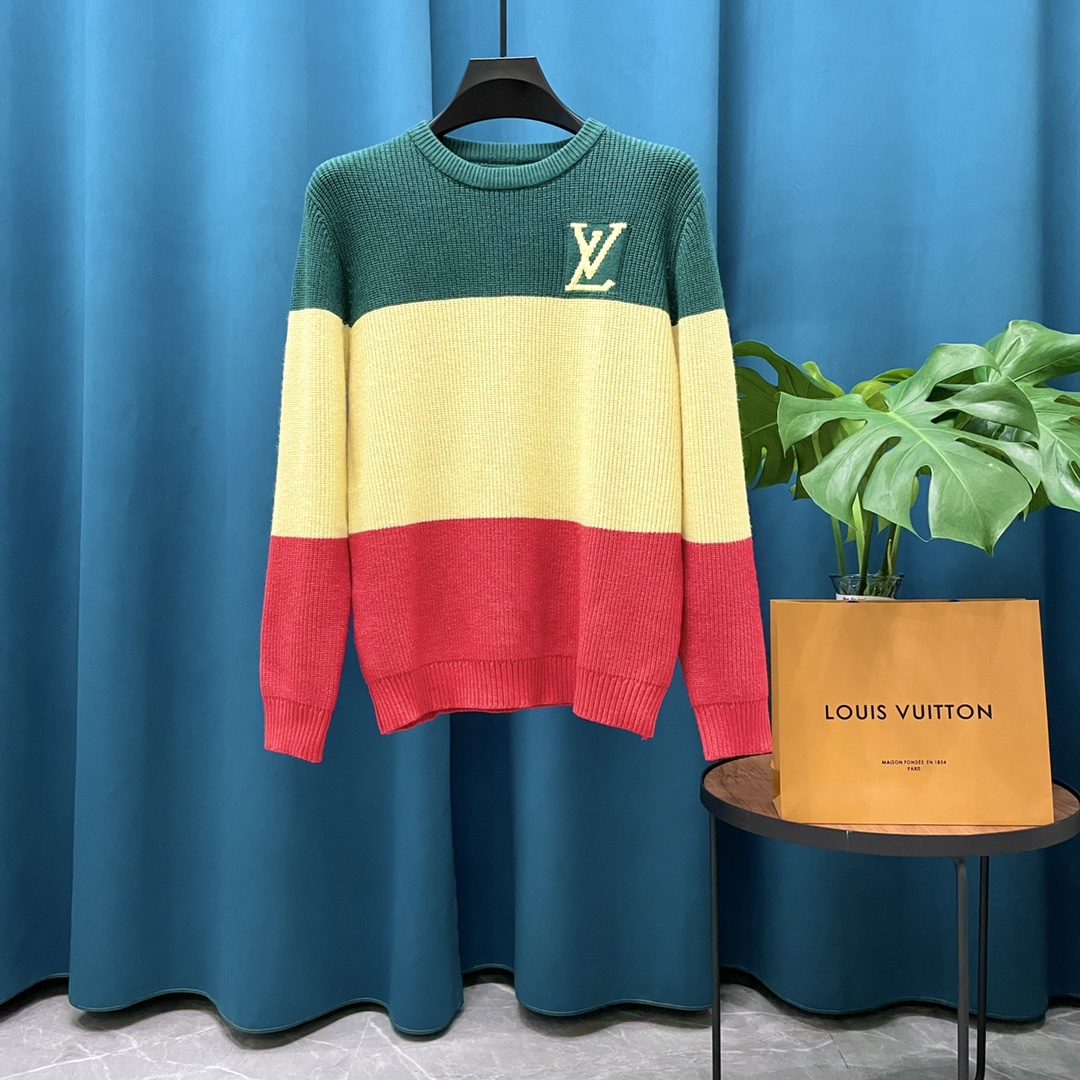 Louis Vuitton Clothing Knit Sweater Sweatshirts Buy AAA Cheap
 Weave Unisex Knitting Wool