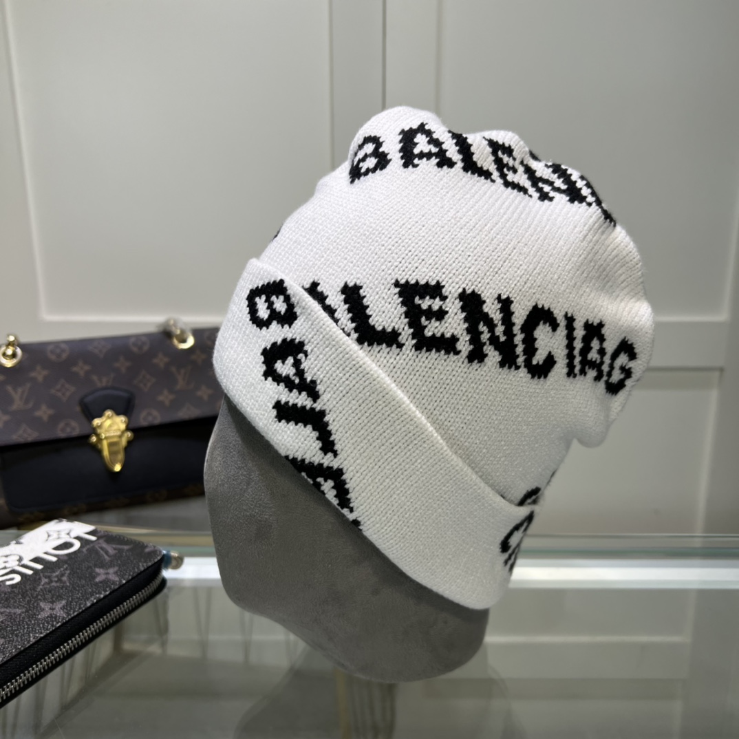 Balenciaga Sombreros Sombrero de punto Universal para hombres y mujeres Tejido Colección otoño – invierno