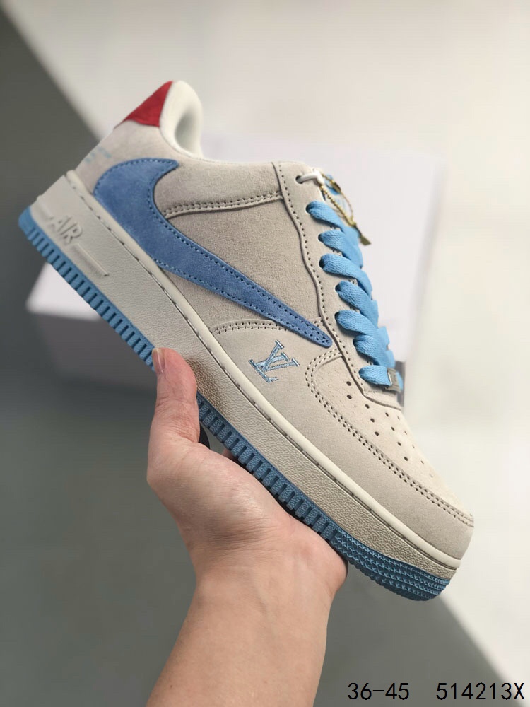 ️ 公司级真标带半码！NikeNike Air Force 1 Low  空军一号 LV联名 倒钩 低帮百搭休闲运动板鞋  柔软、弹性十足的缓震性能和出色的中底设计，横跨复古与现代的外型结合，造9 