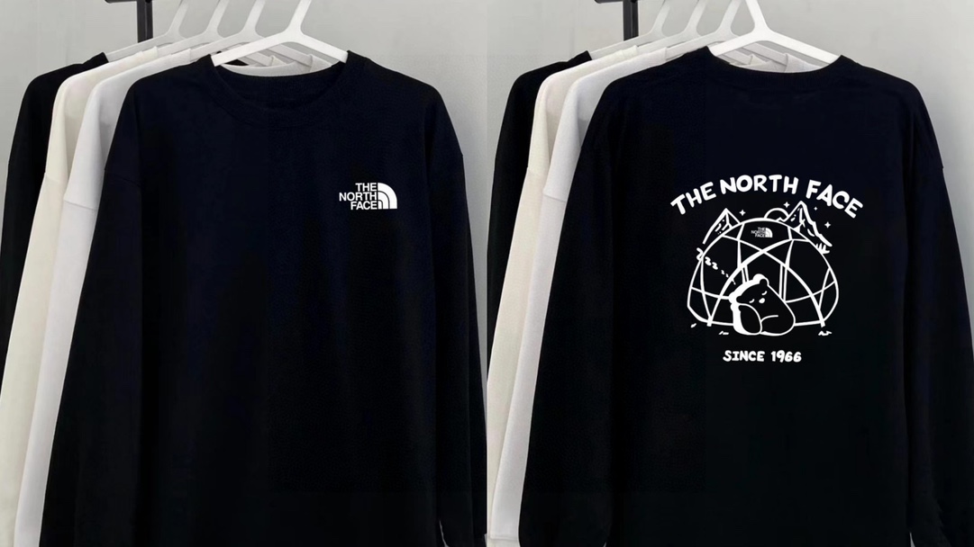TNF’s New North Logo Series Coat in 420g Baby Velvet for Men and Women - 图片 6