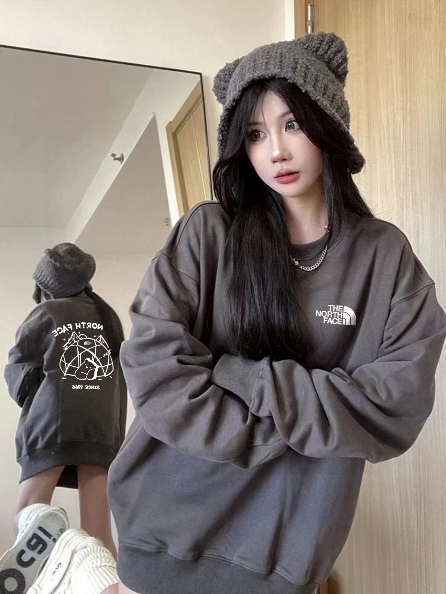 TNF’s New North Logo Series Coat in 420g Baby Velvet for Men and Women - 图片 2