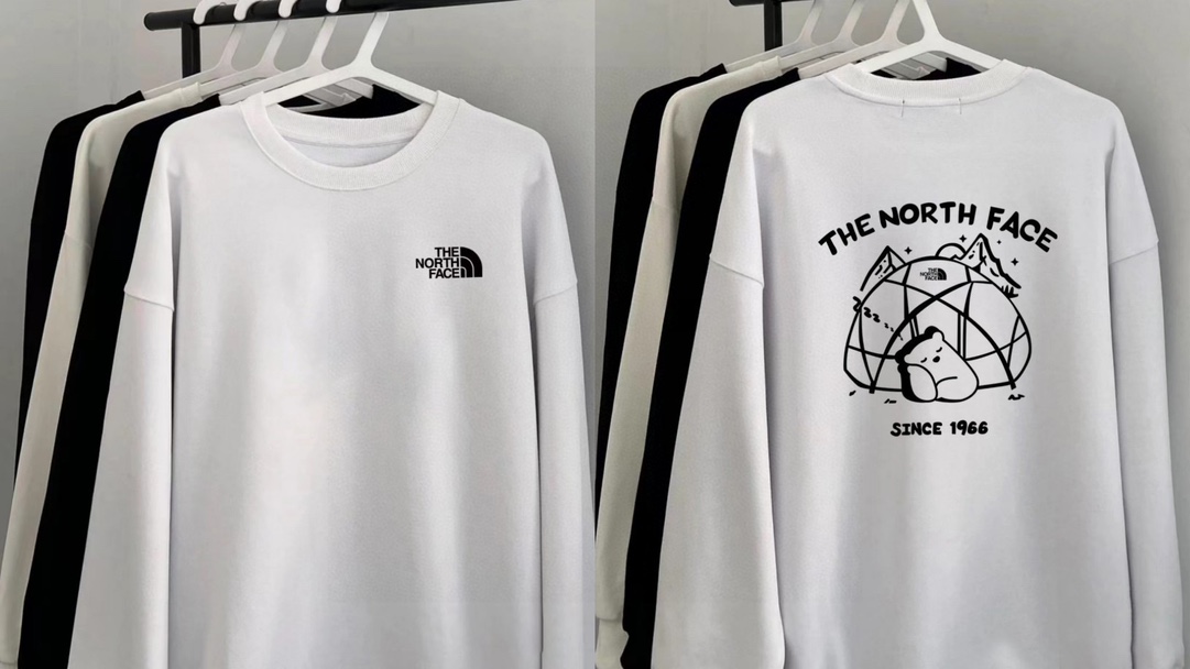 TNF’s New North Logo Series Coat in 420g Baby Velvet for Men and Women - 图片 9