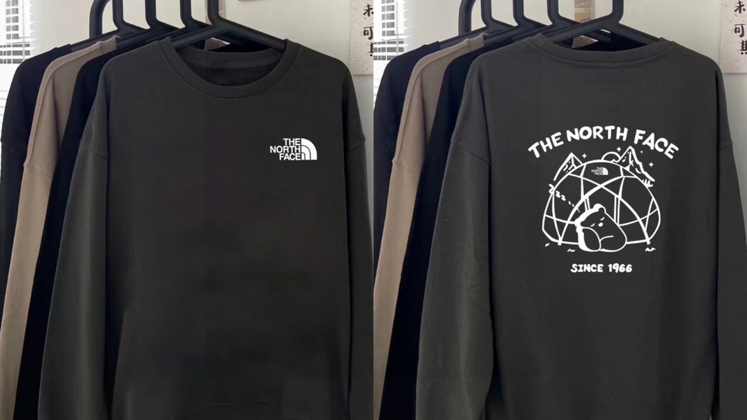 TNF’s New North Logo Series Coat in 420g Baby Velvet for Men and Women - 图片 8