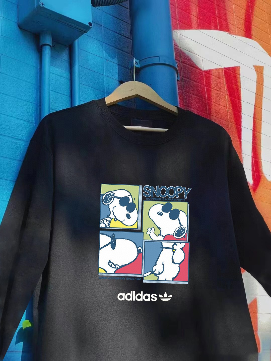 Adidas Snoopy Joint Letter Series Coat in BGJ Velvet – Stylish and Versatile! - 图片 8