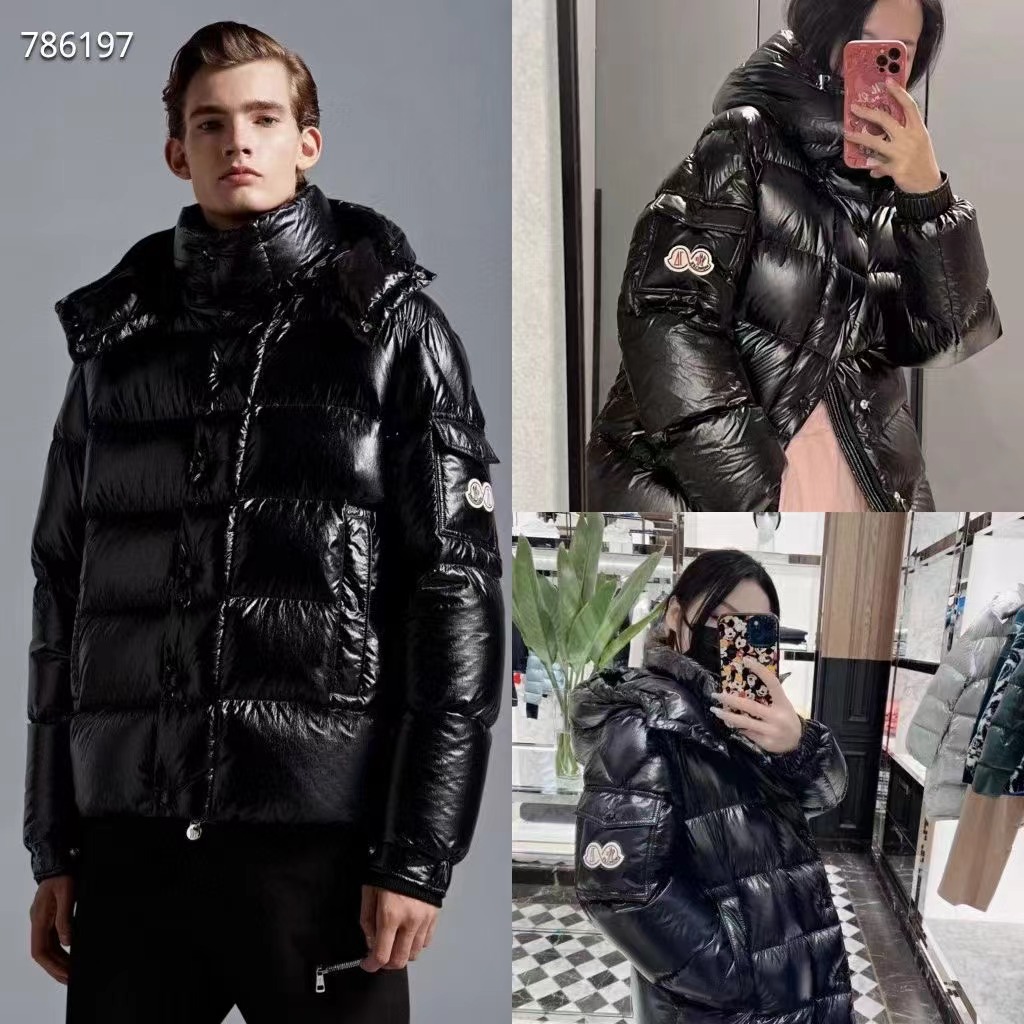 Moncler Kleding Jas &Jassen Bontmantel Unisex Wintercollectie Bovenzijde met capuchon