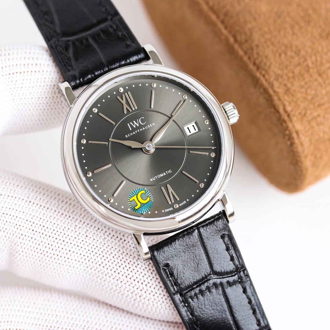 [IWC Watches][Case] Watch size 37mm *9.4mm Exquisite craftsmanship polished ca