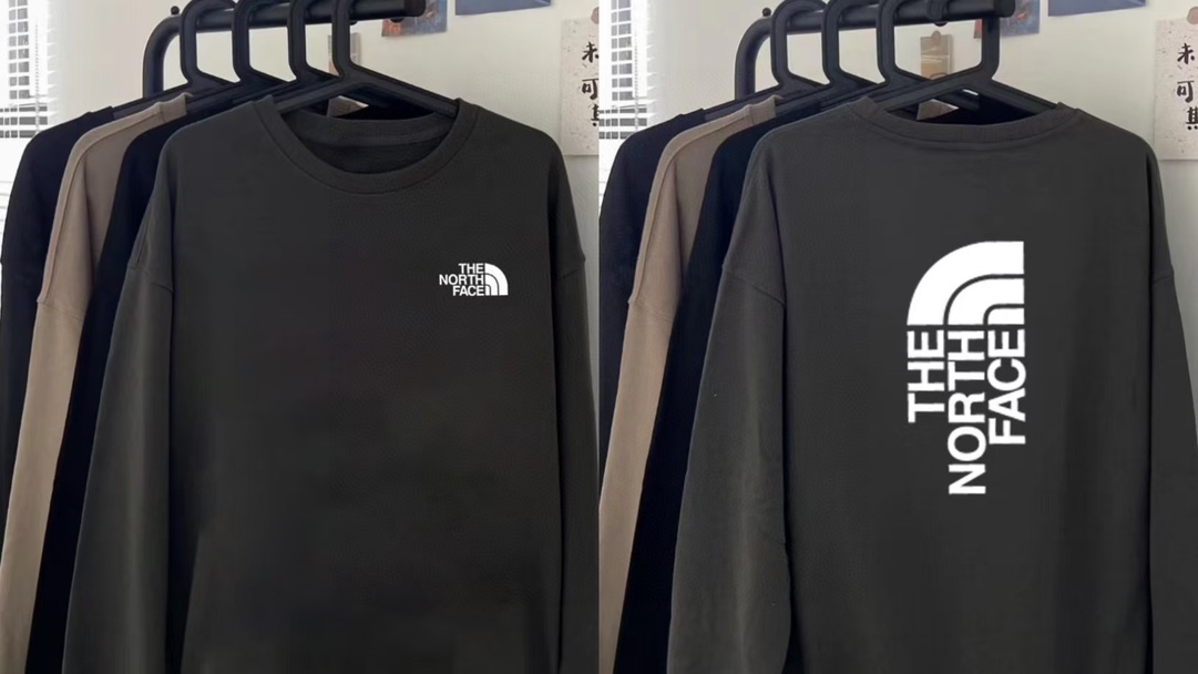 TNF Big Logo Velvet Coat: Stylish and Versatile Unisex Outerwear with Custom Details - 图片 9