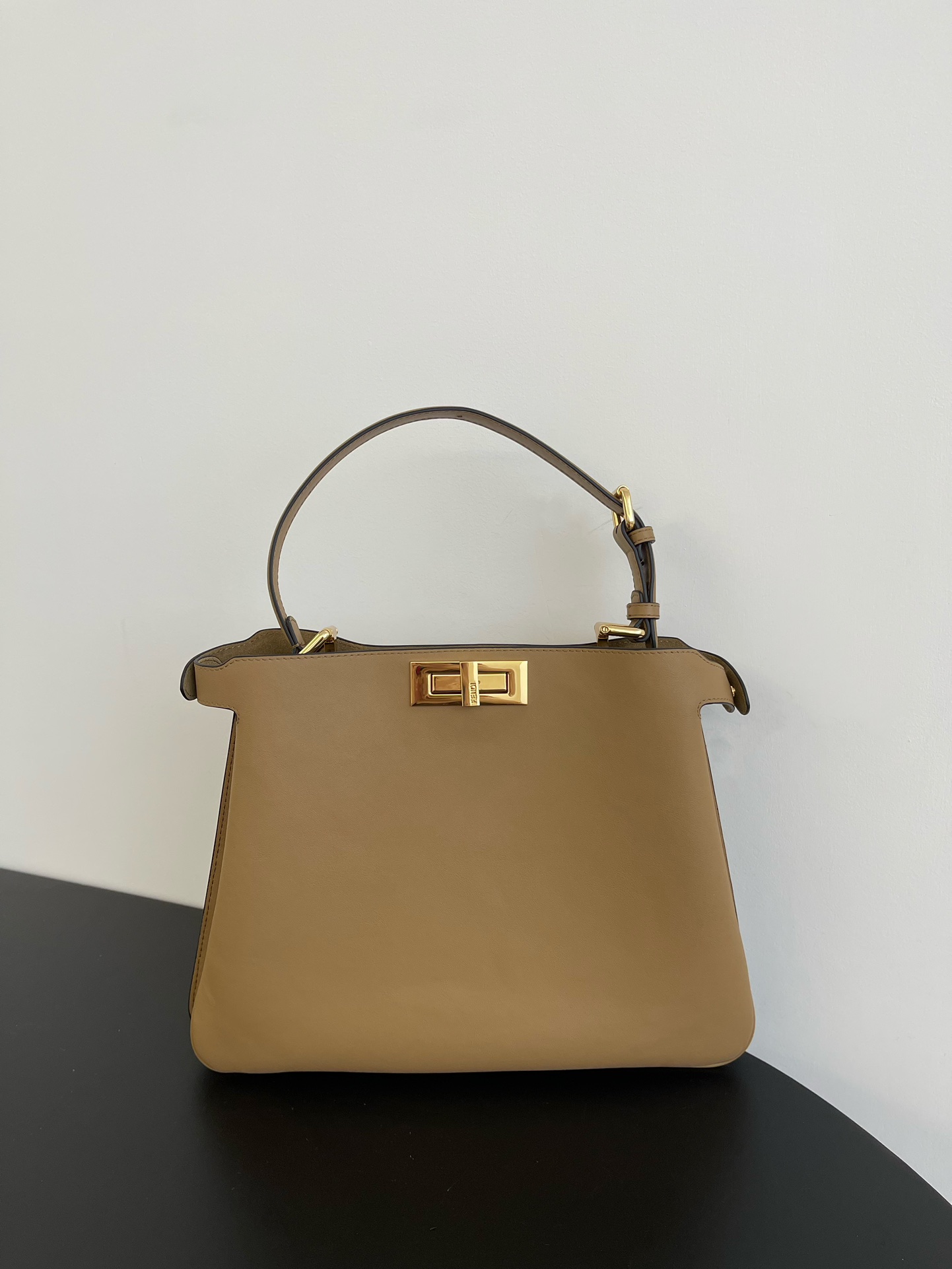 Fendi Peekaboo Soft Leather Satchel with Turn Lock Closure, Model 8022 9 i1730617577 5522 3
