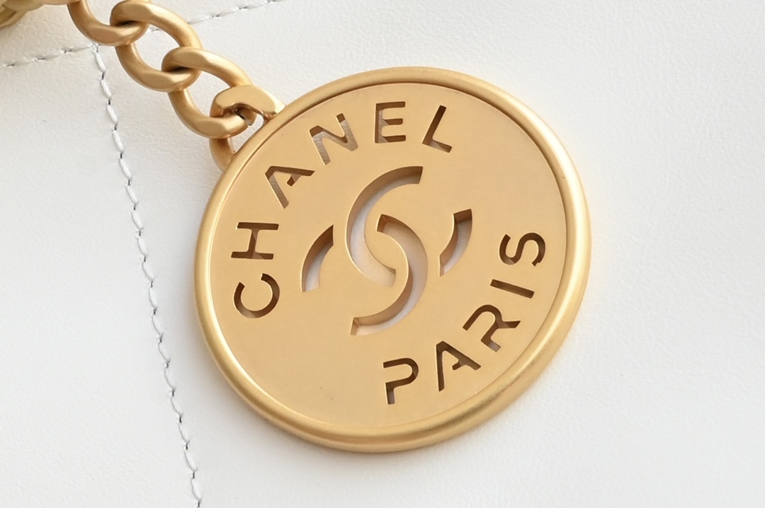 白金版▪️正品级 包装如图全新推出🌿𝐂𝐡𝐚𝐧𝐞𝟏 𝟐𝟐 𝐁𝐚𝐠𝟤𝟤𝖡𝖺𝗀 [升级版] 白色/金扣开料部𝖠