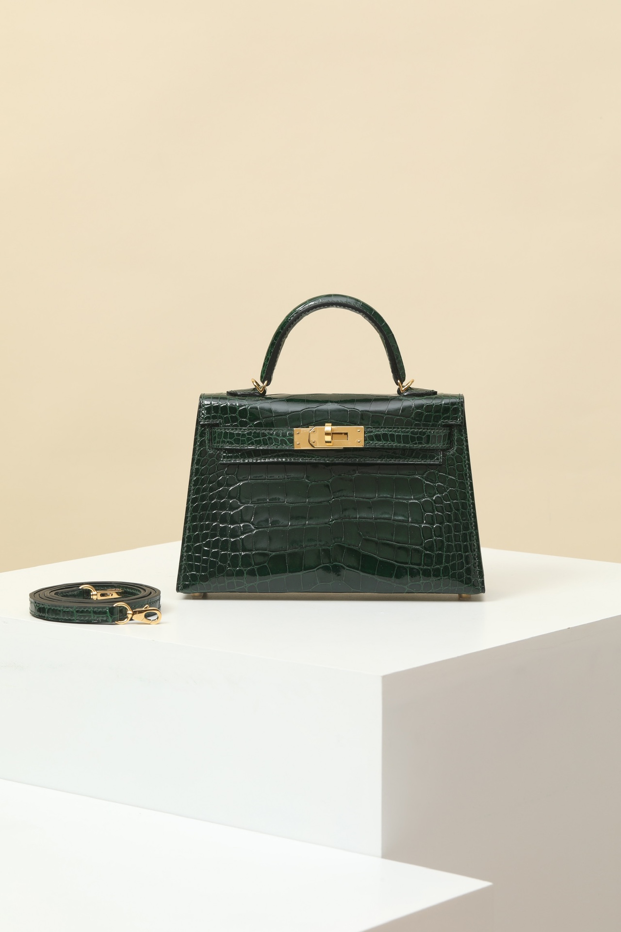 Hermes Kelly Alto
 Bolsas Sacos de corpo cruzado & Ombro Verde Mini