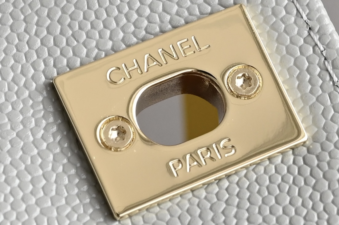 白金版▪️正品级 包装如图𝐂𝐡𝐚𝐧𝐞𝟏新品𝟐𝟒𝐊 𝗖𝗼𝗰𝗼𝗛𝗮𝗻𝗱𝗹𝗲 𝐦𝐢𝐧𝐢 手提𝖼𝗈𝖼𝗈 灰色专柜