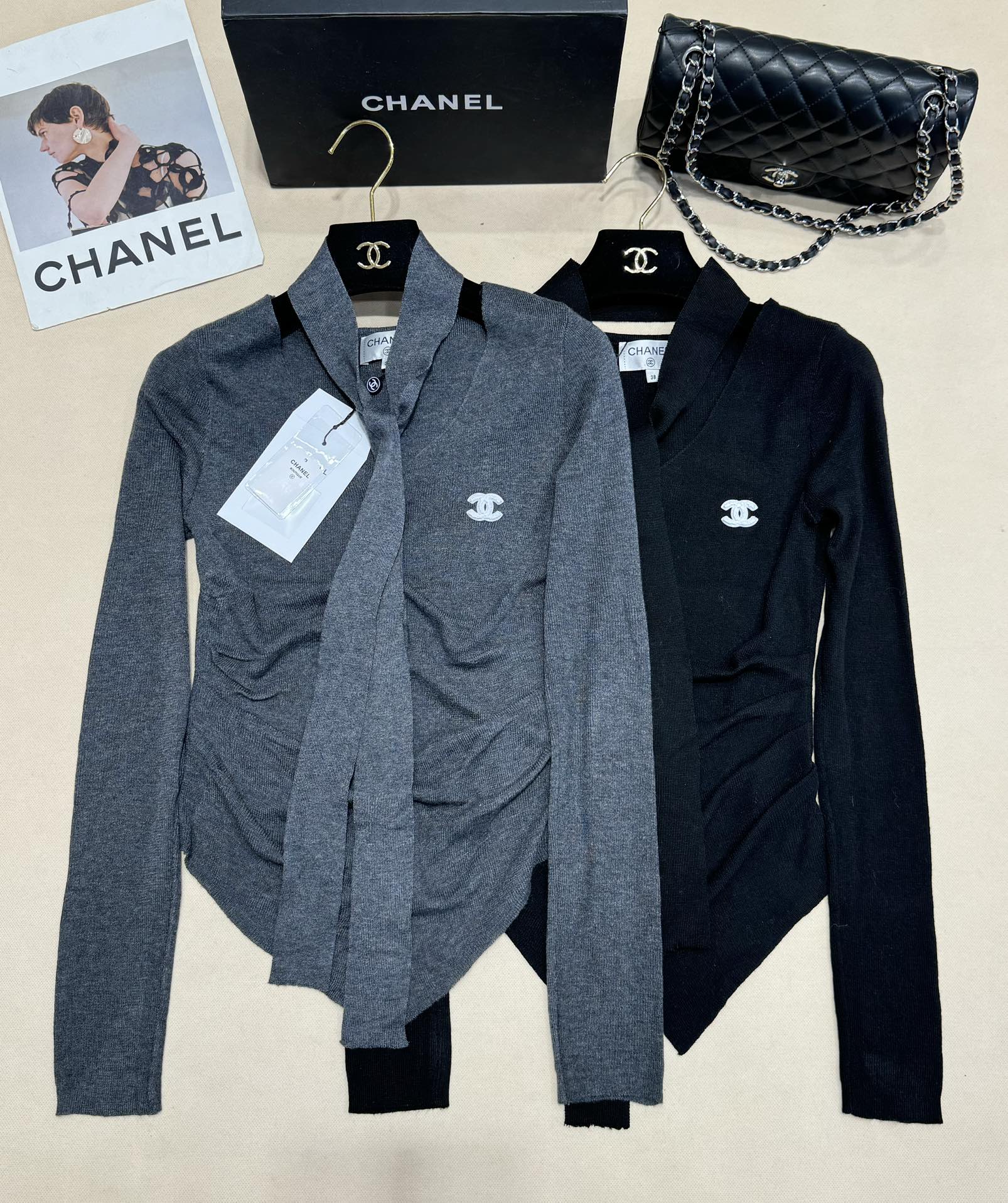 Chanel Ropa Camisas y blusas Tejido Colección otoño – invierno Fashion Manga larga