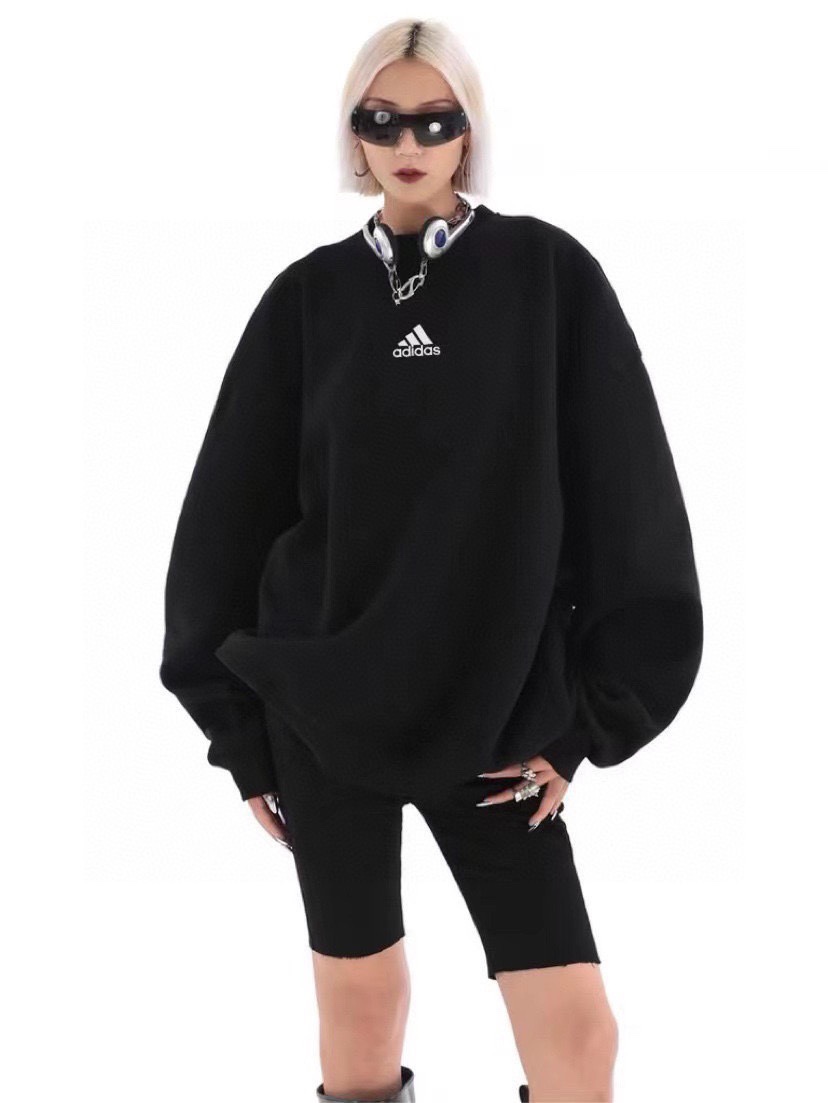 Adidas Velvet Platinum Hoodie in Black: Sizes and Measurements Summary - 图片 5