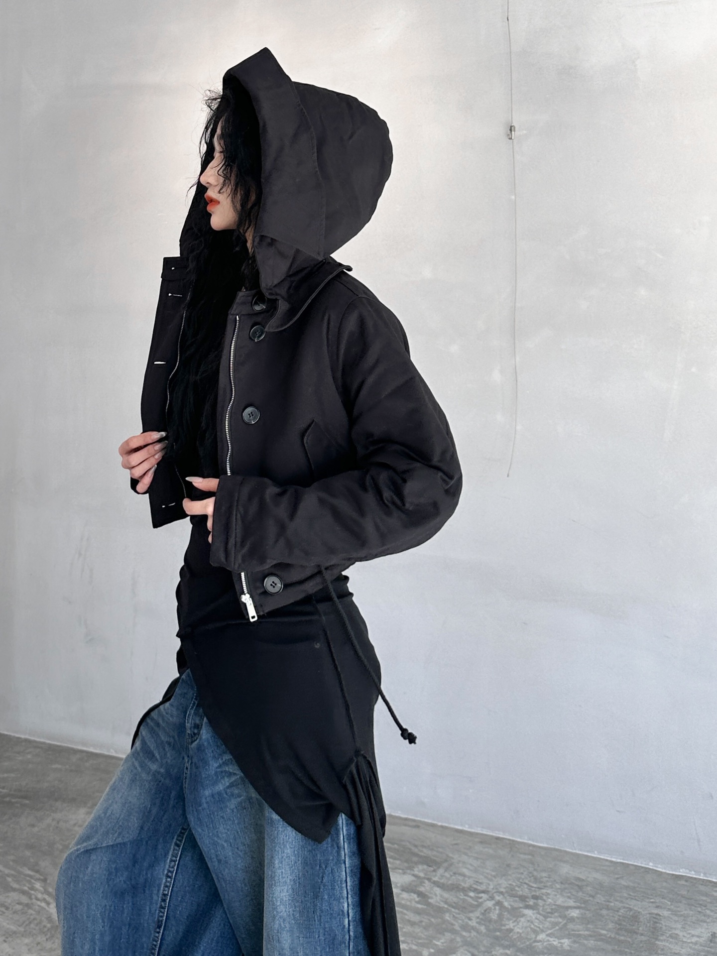 🌾 P家｜新款棉服，纯棉面布，内胆采用进口高密环保毛面料，手感柔软上身亲肤，镰刀形袖边设计，甜酷十足，短