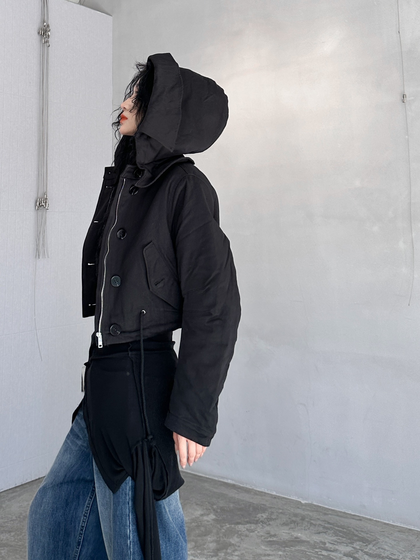 🌾 P家｜新款棉服，纯棉面布，内胆采用进口高密环保毛面料，手感柔软上身亲肤，镰刀形袖边设计，甜酷十足，短