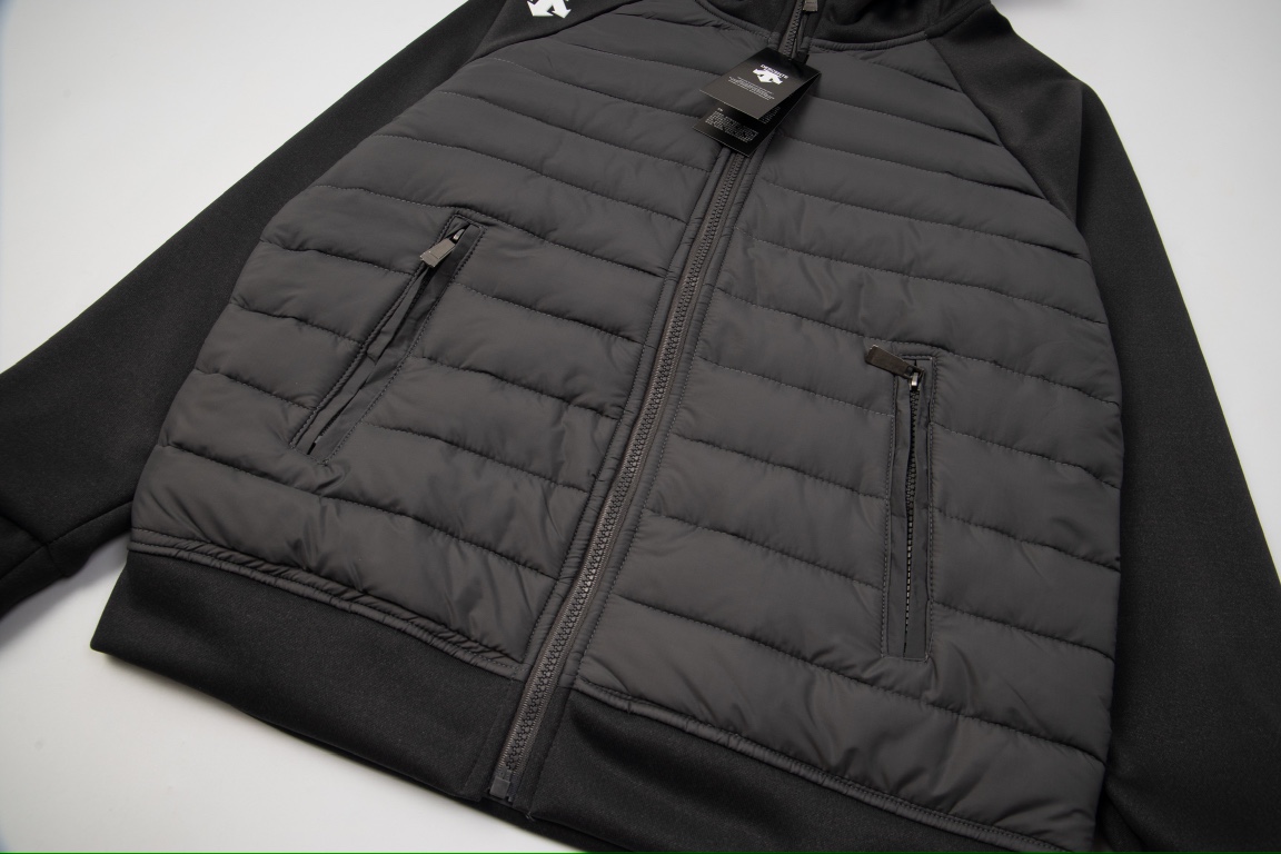 “385 Daj Disant DeScente Winter Cotton Coats for Couples – Black, White, Grey” - 图片 4