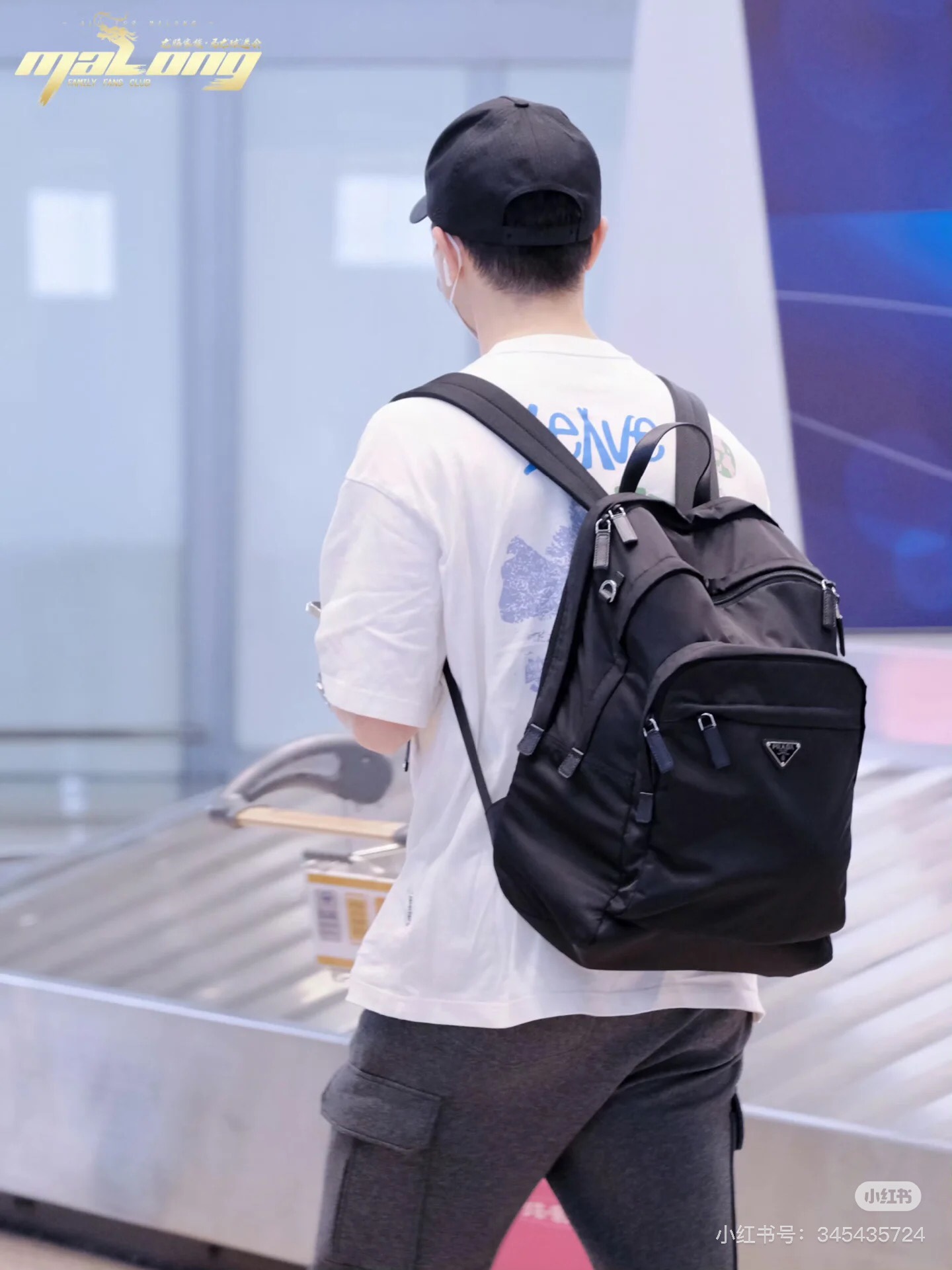 NO:582707,Celebrity style backpack, Prada [top original order], prada19860909明星同款双肩包,普拉达【顶级原单】,prada,Bag