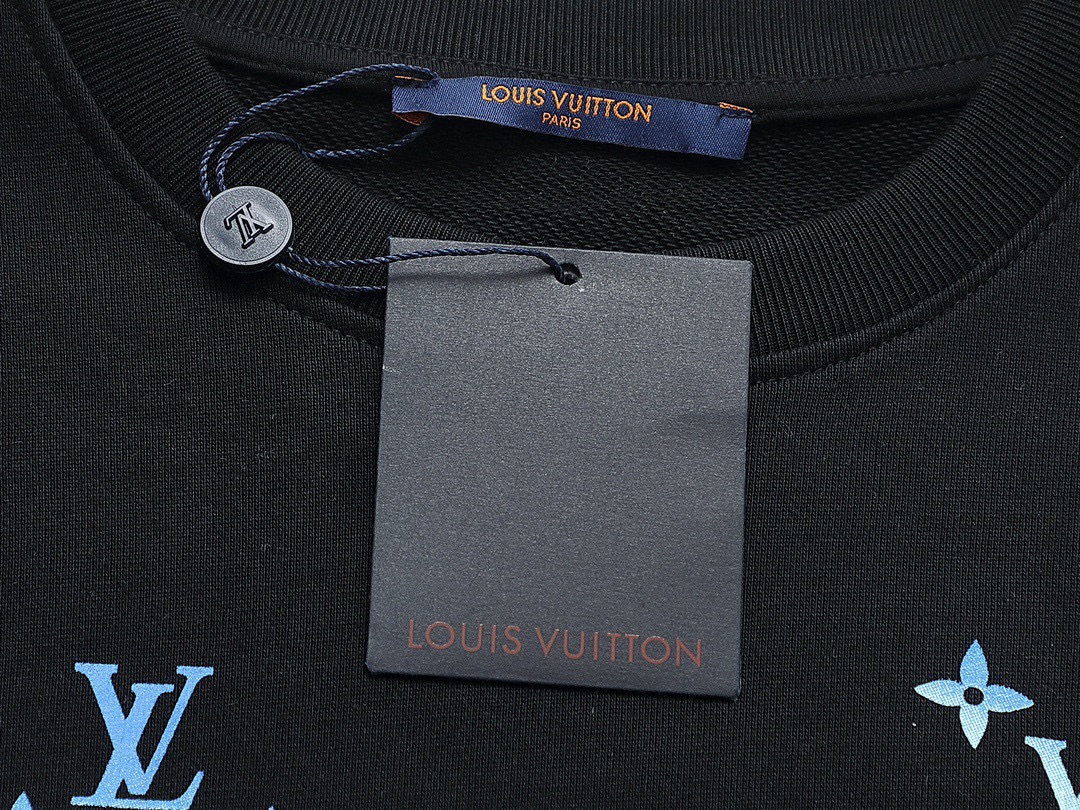 路易威登/Louis Vuitton 秋冬新品 炫彩渐变老花印花圆领卫衣