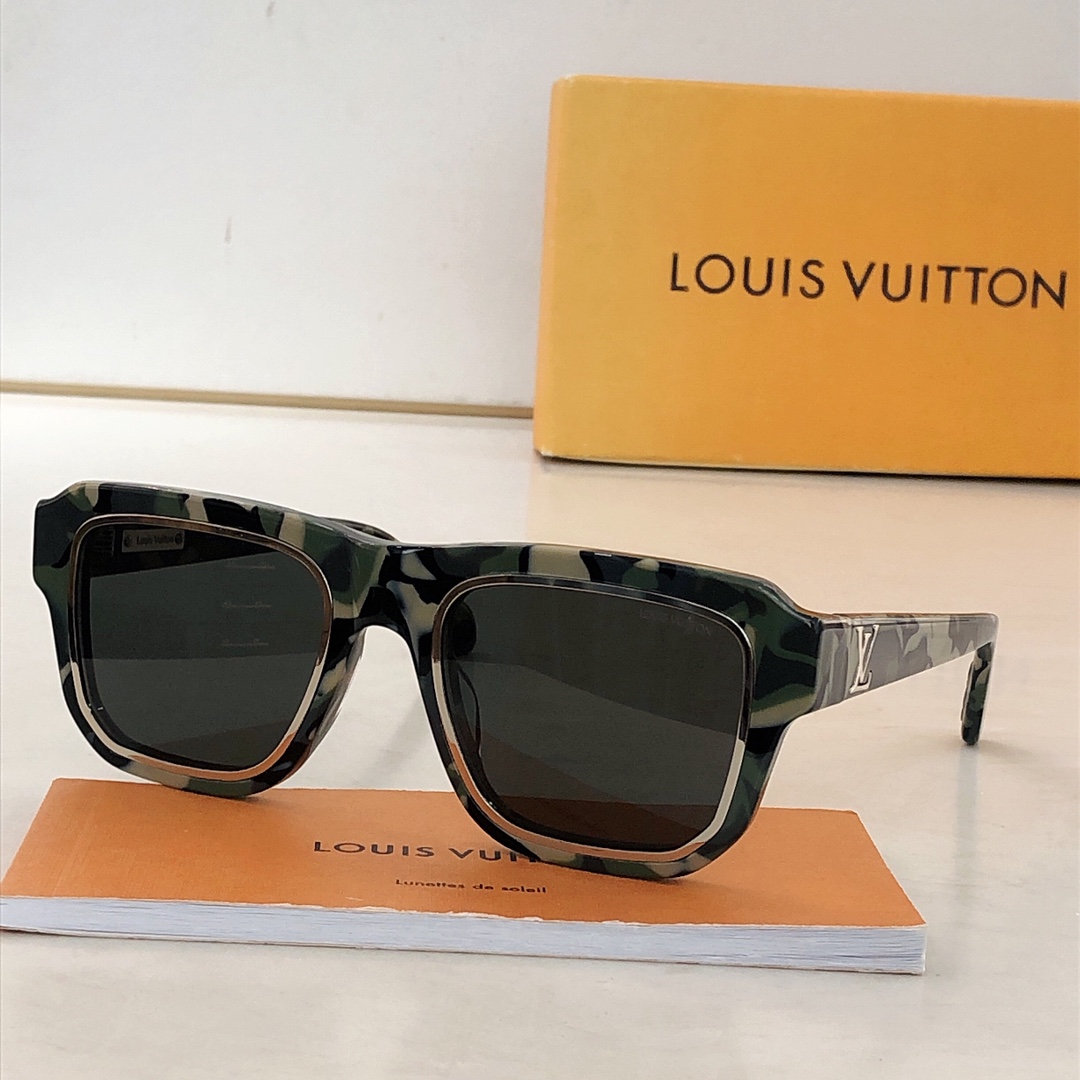 LOUIS VUITTON 太阳眼镜 板材 金属 方形
