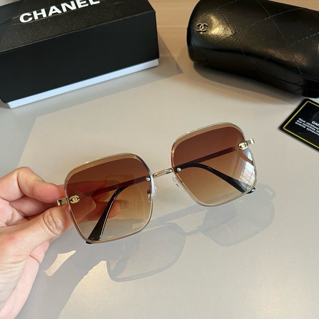 NO:269178,CHANE Chanel fashion frameless sunglasses lenses Top luxury goods [Strong] High quality [Victory] [Kiss] [Perfect] Extraordinary temperament, women driving sunglasses sunglasses, glasses, chanel, chanel19860909CHANE 香奈儿时尚无框太阳镜镜片 顶级奢侈品[强] 高品质[胜利][亲亲] [得意] 气质非凡,女士开车墨镜眼镜墨镜太阳镜,眼镜,chanel,chanel,glasses