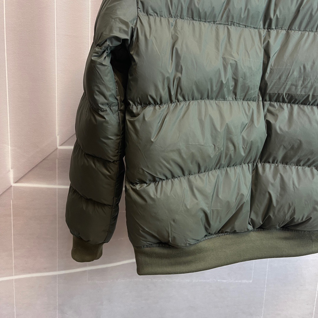 Eco-Friendly Winter Baseball Flying Cotton Coat in Green and Black, High Quality. - 图片 7