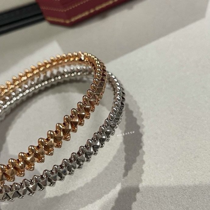 Cartier Clash de c*rtier铆钉手镯 白金玫瑰金两色 购入ZP开发 这个系列大家不陌生