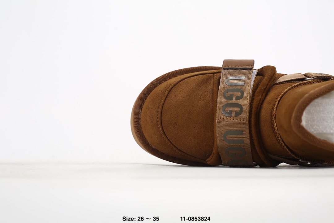 图片[5]-超萌童鞋✅UGG保暖 羊皮毛一体 魔术贴舒适时尚百搭中筒 雪地儿童靴 尺码：26-35 ID：11-0853824-选品中心