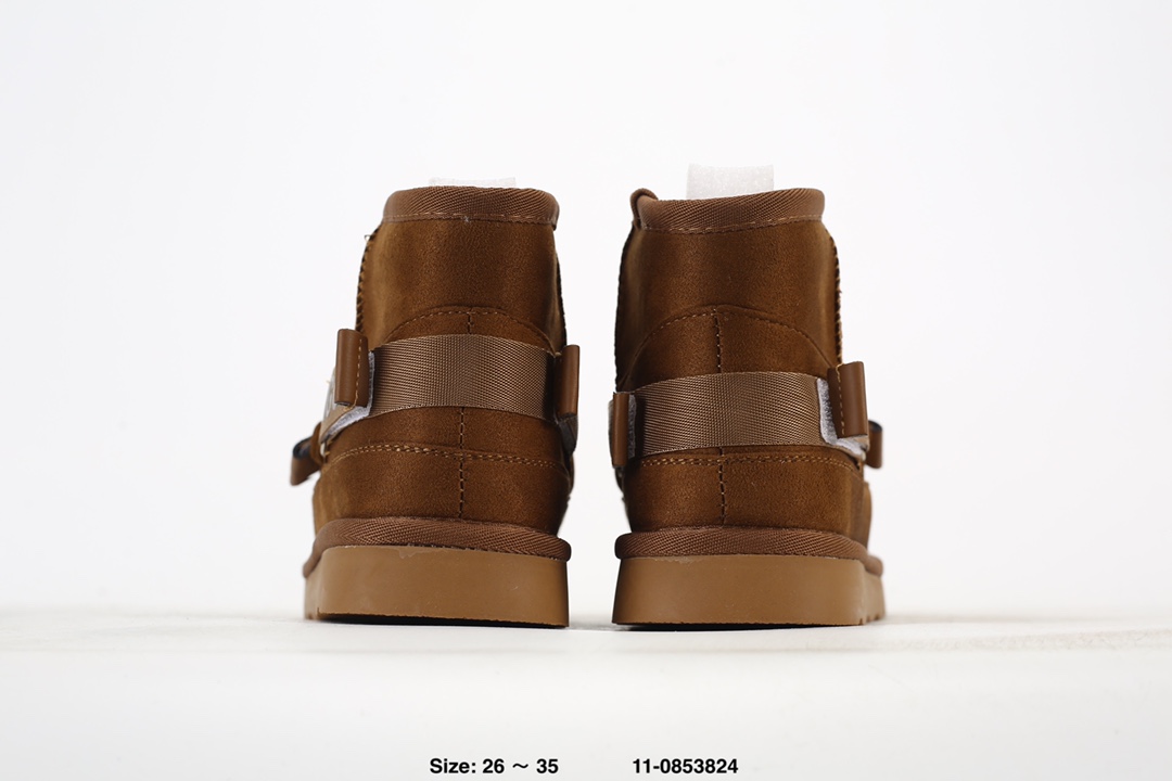 图片[7]-超萌童鞋✅UGG保暖 羊皮毛一体 魔术贴舒适时尚百搭中筒 雪地儿童靴 尺码：26-35 ID：11-0853824-选品中心