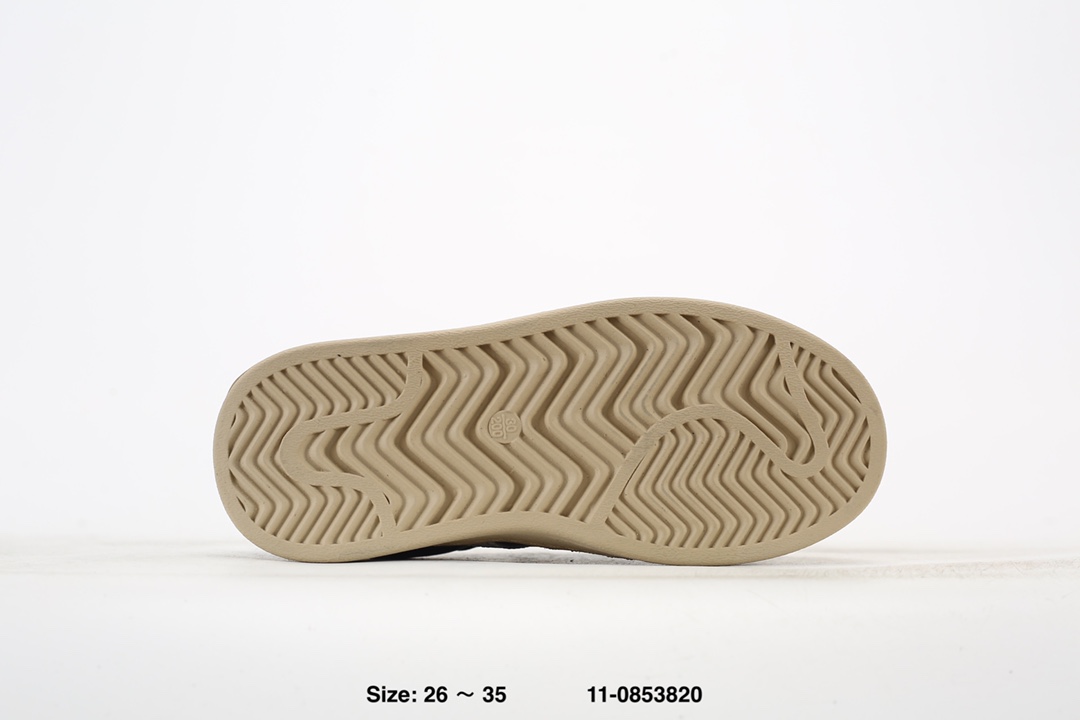 图片[6]-阿迪达斯经典贝壳头魔术贴软底儿童板鞋 加绒保暖休闲超萌童鞋 经典三条纹贝壳头🆕 优质皮料，质感满满🈵 魔术贴设计，穿脱方便✌🏻 软底脚感超赞👍🏻 11-0853820-选品中心