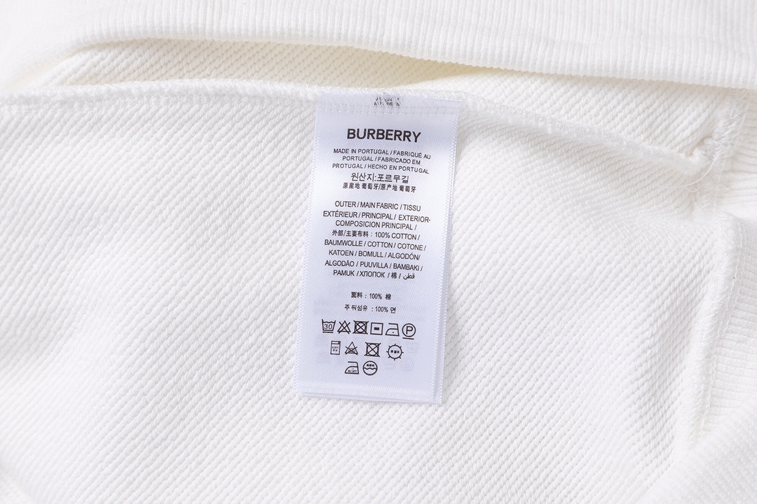 705#Burberry（男女同款-宽松欧版）460克高品质精密双股大卫衣专柜专属高级订制引入进口机器数