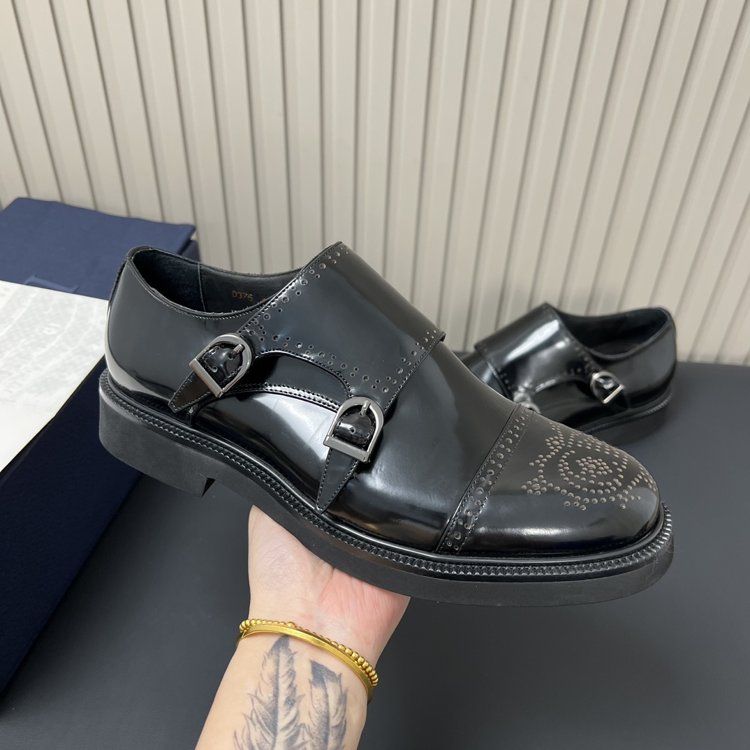 Dior Haute Couture Classic Luxury Leather Shoe Loafer Shoes Ref.09107DB5 9